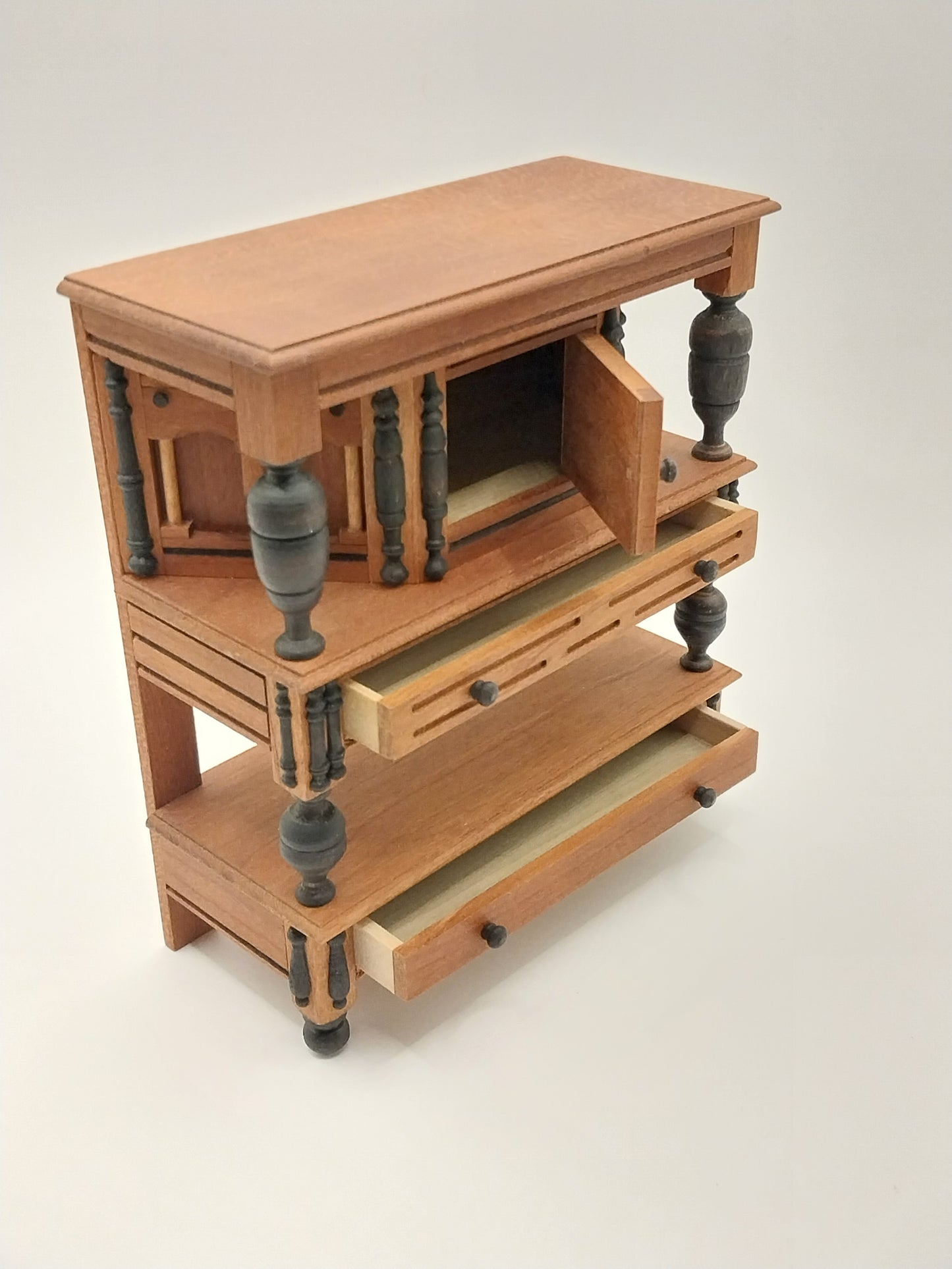 17th Century Reproduction Carved Cupboard