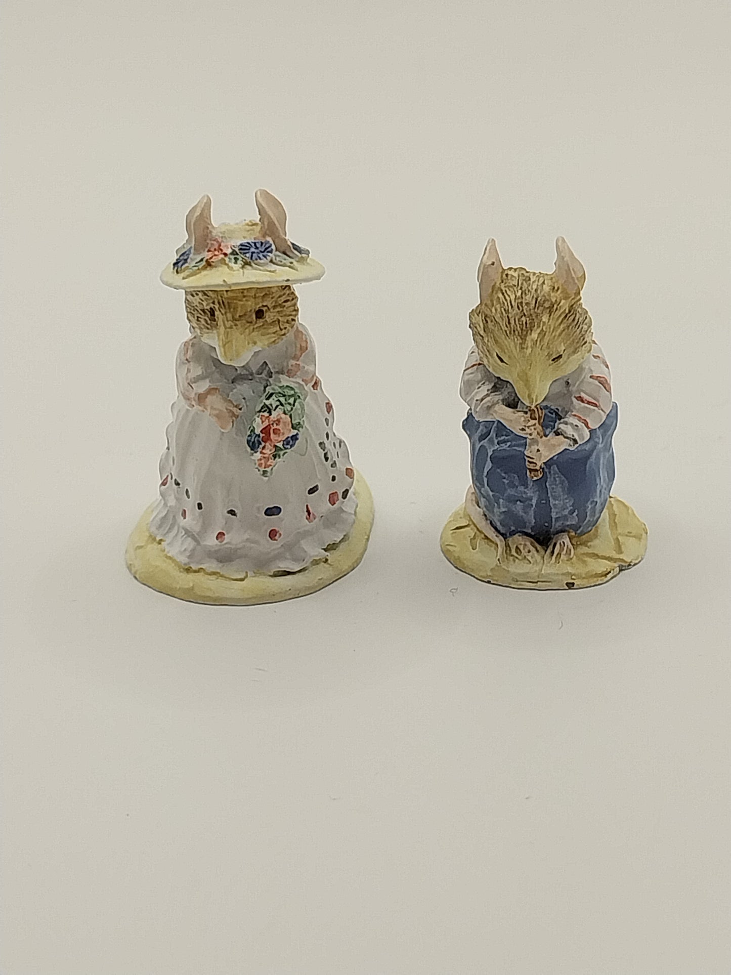 Pewter Mice, Handpainted, 1pc