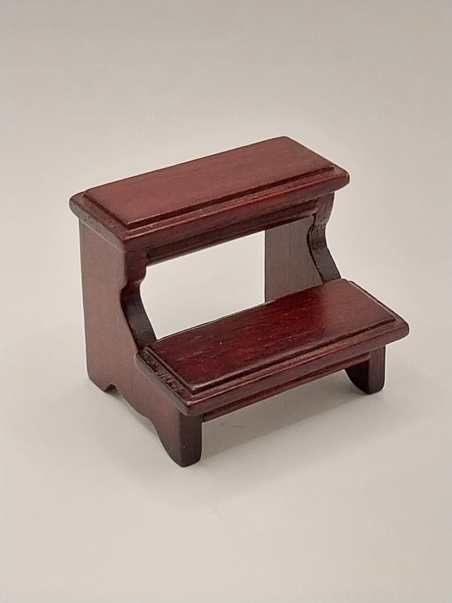 Bed Step Stool, Mahogany