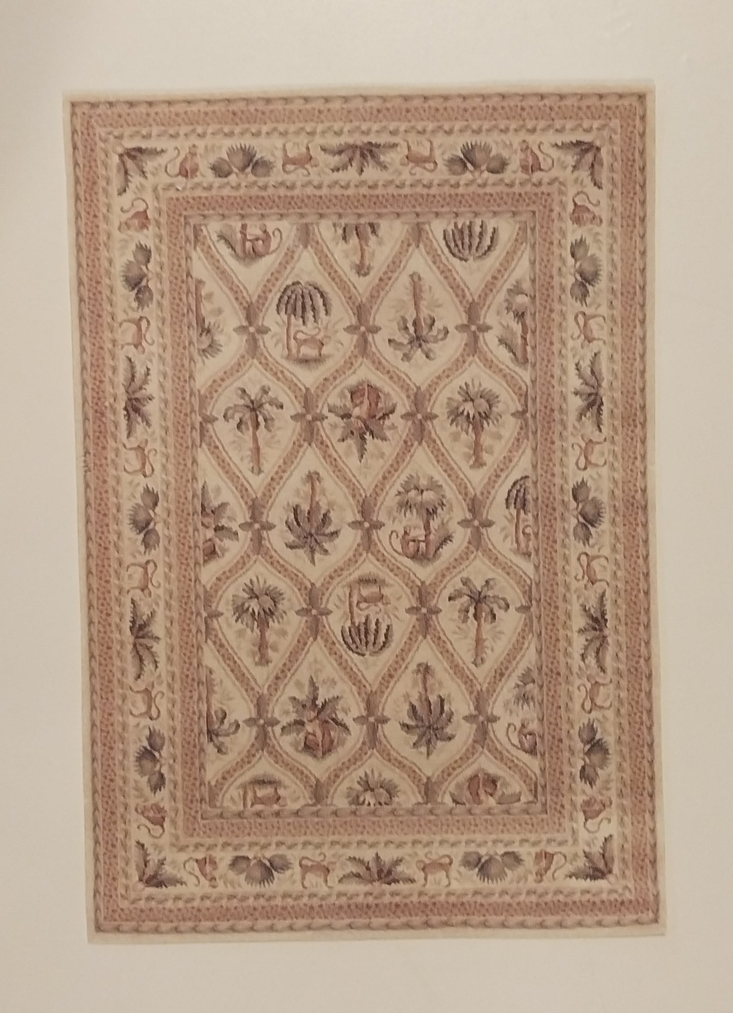 Rug #435, Palm Tree & Monkey