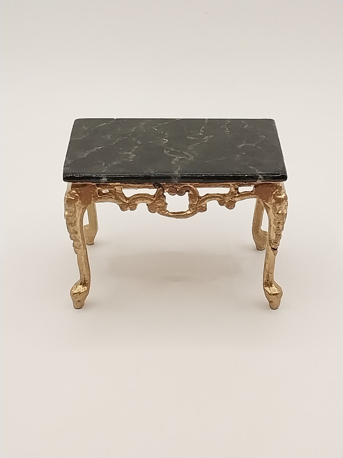 Fancy Coffee Table With Marble Top, Gold