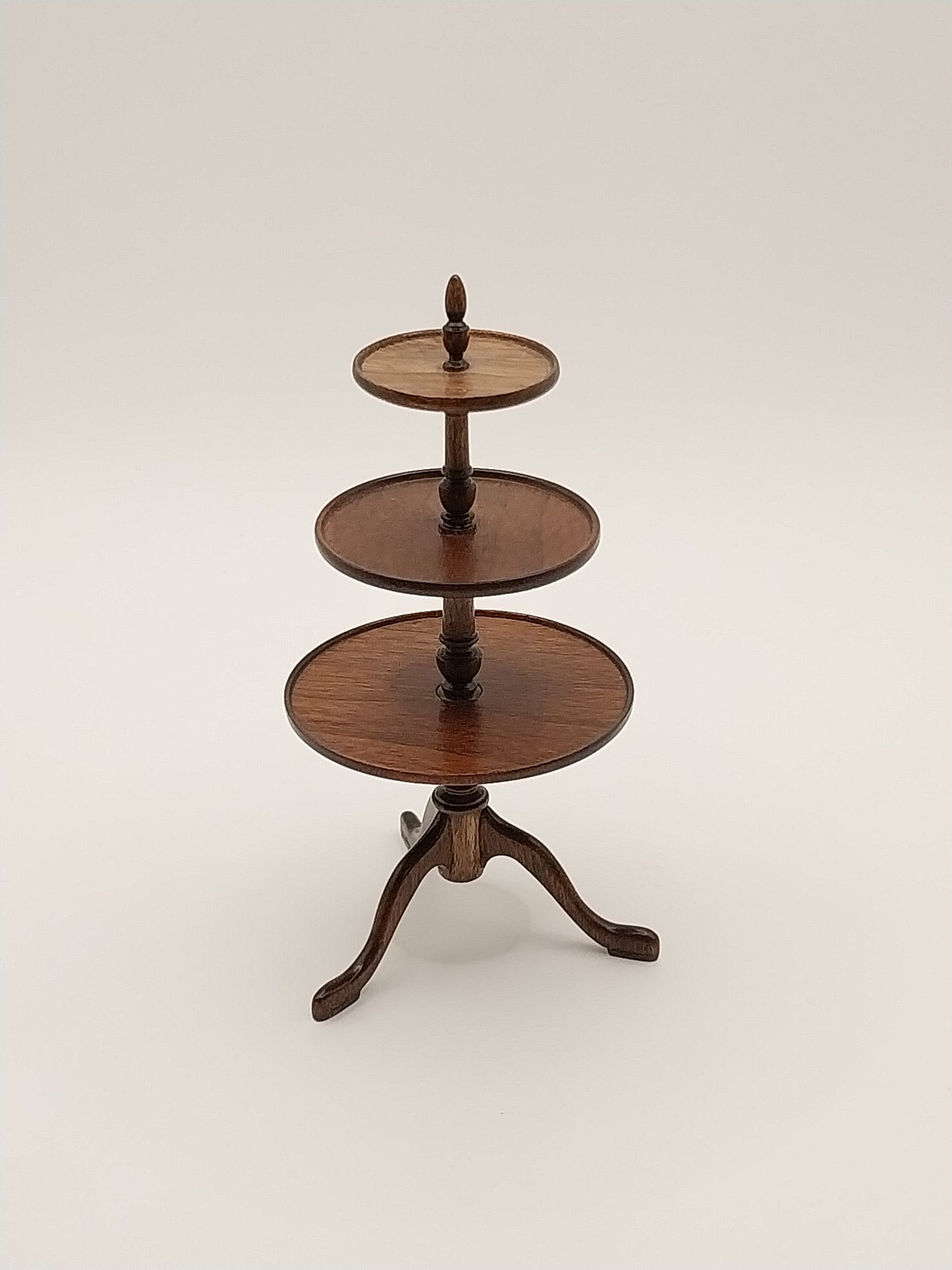 3 Tier Chippendale Server, Walnut