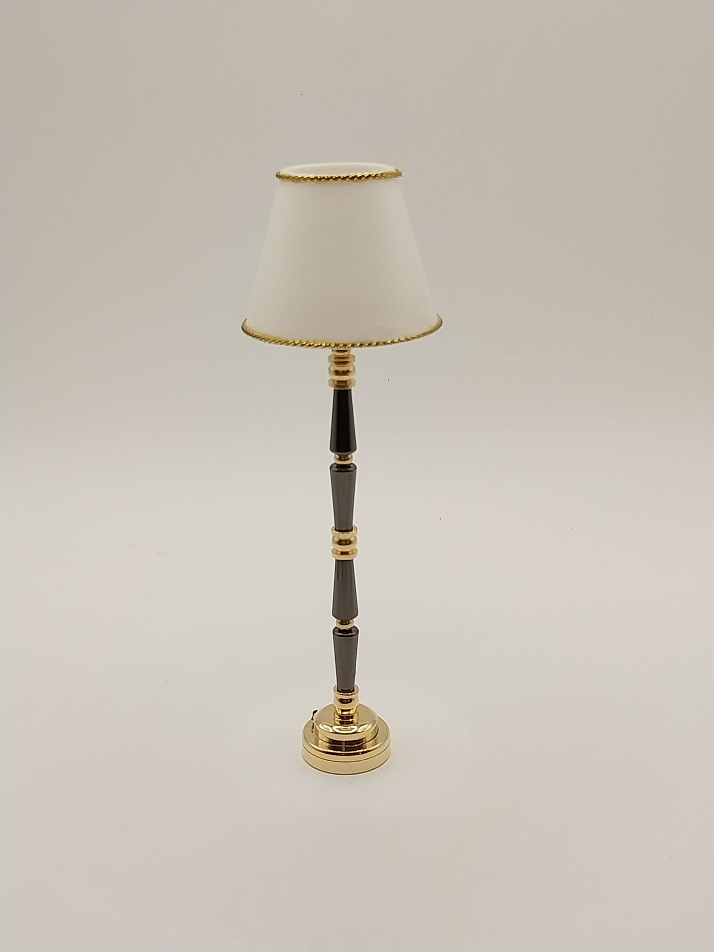 Floor Lamp Brass & Black, LED