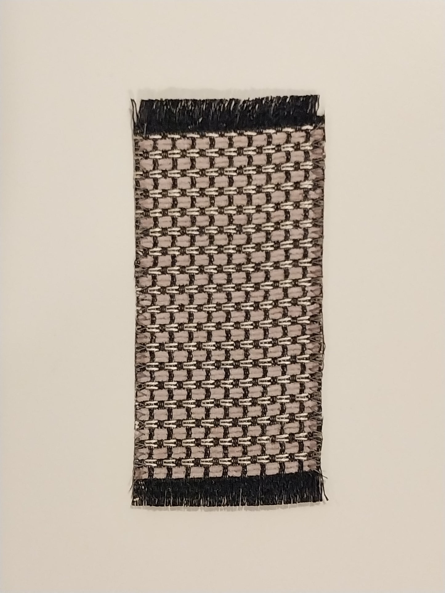 Small Rag Rug in Black & Tans