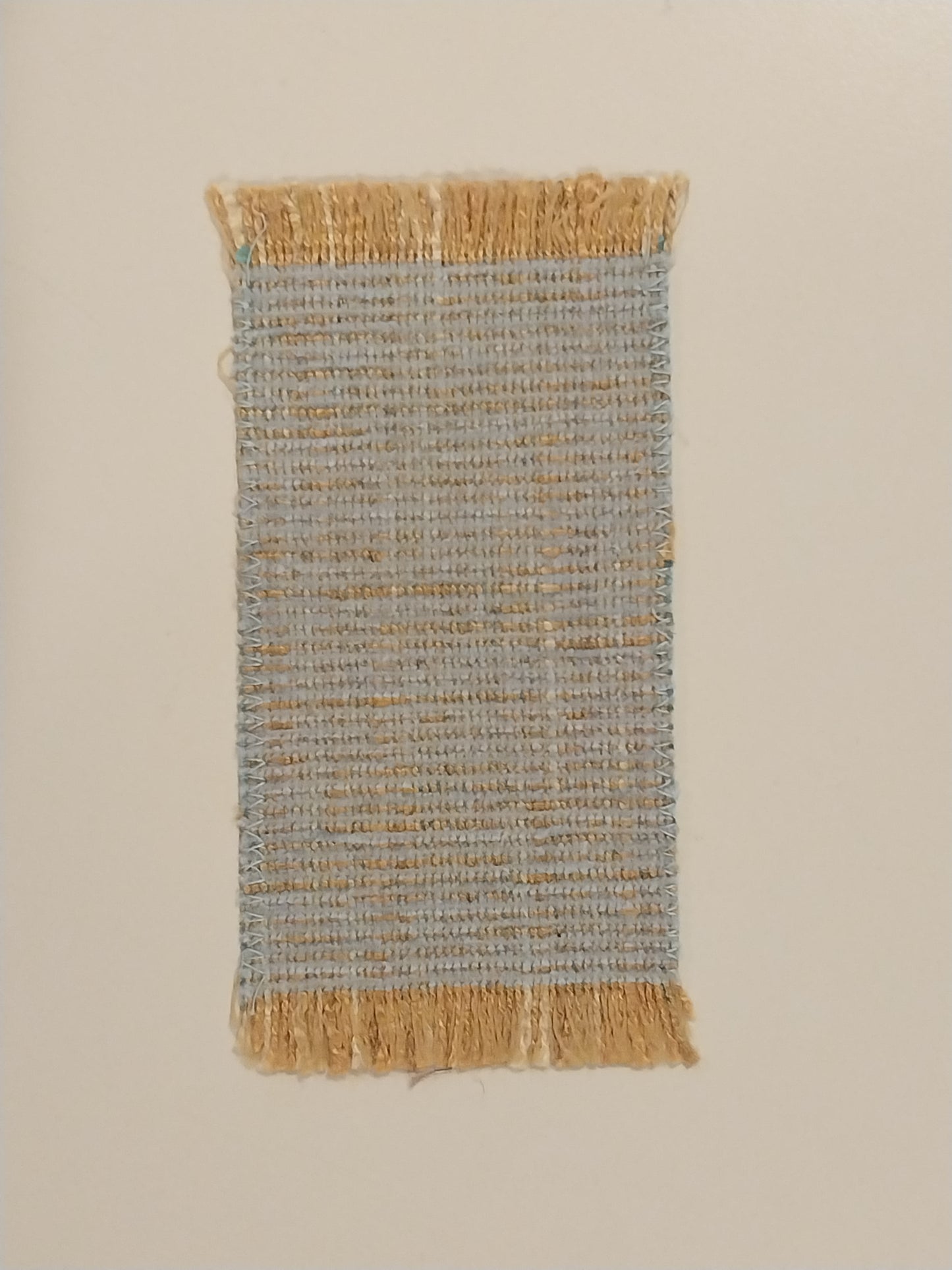 Small Rag Rug, Blue & Golds