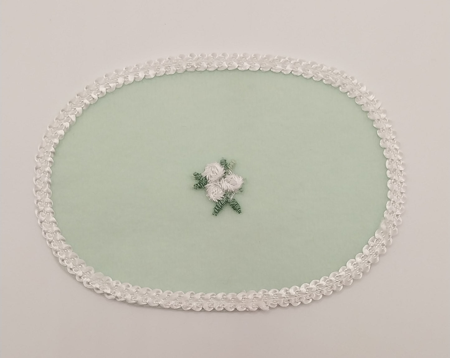 Bath Rug, Oval, Green