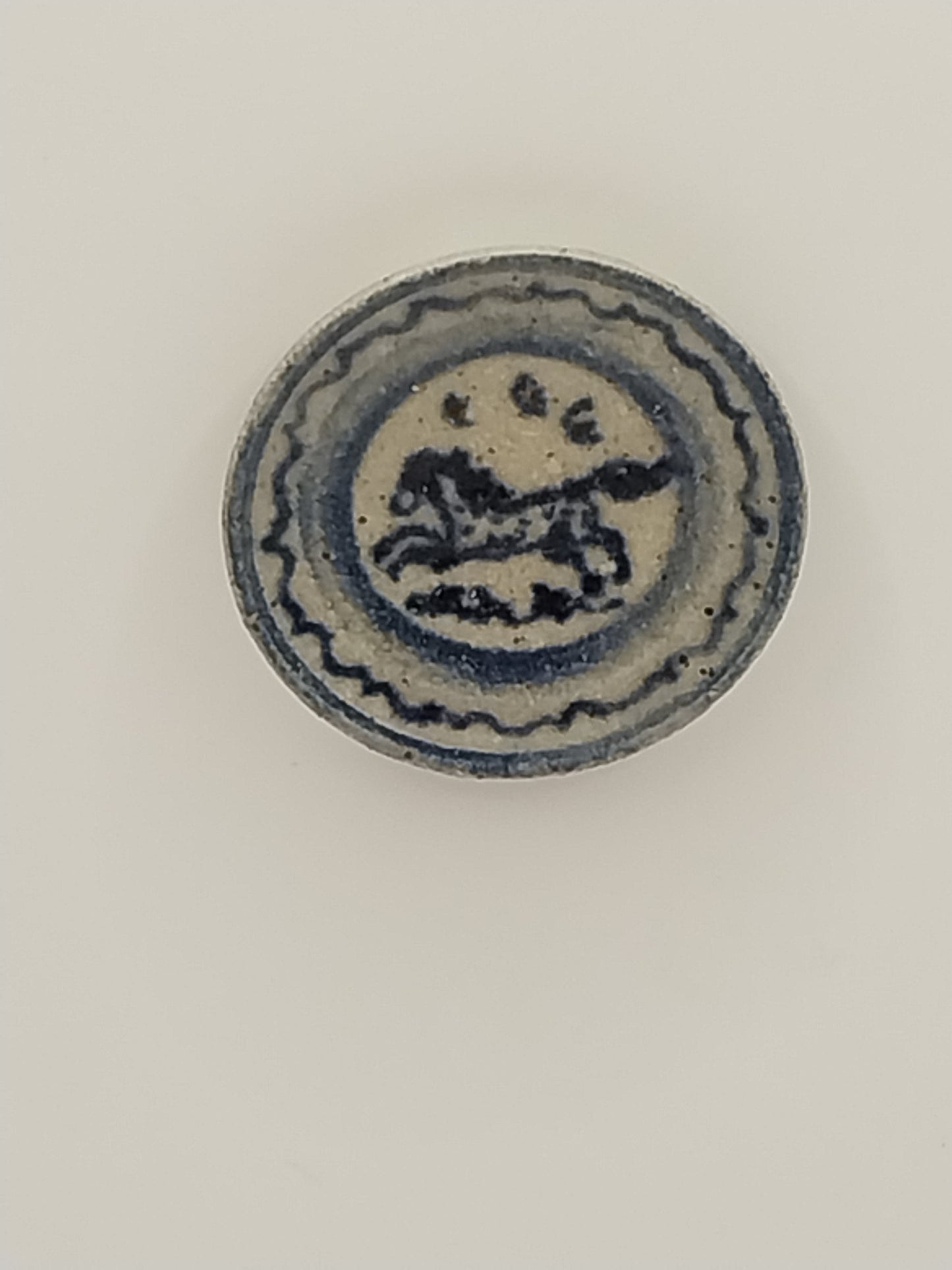 Stoneware Plate, Horse