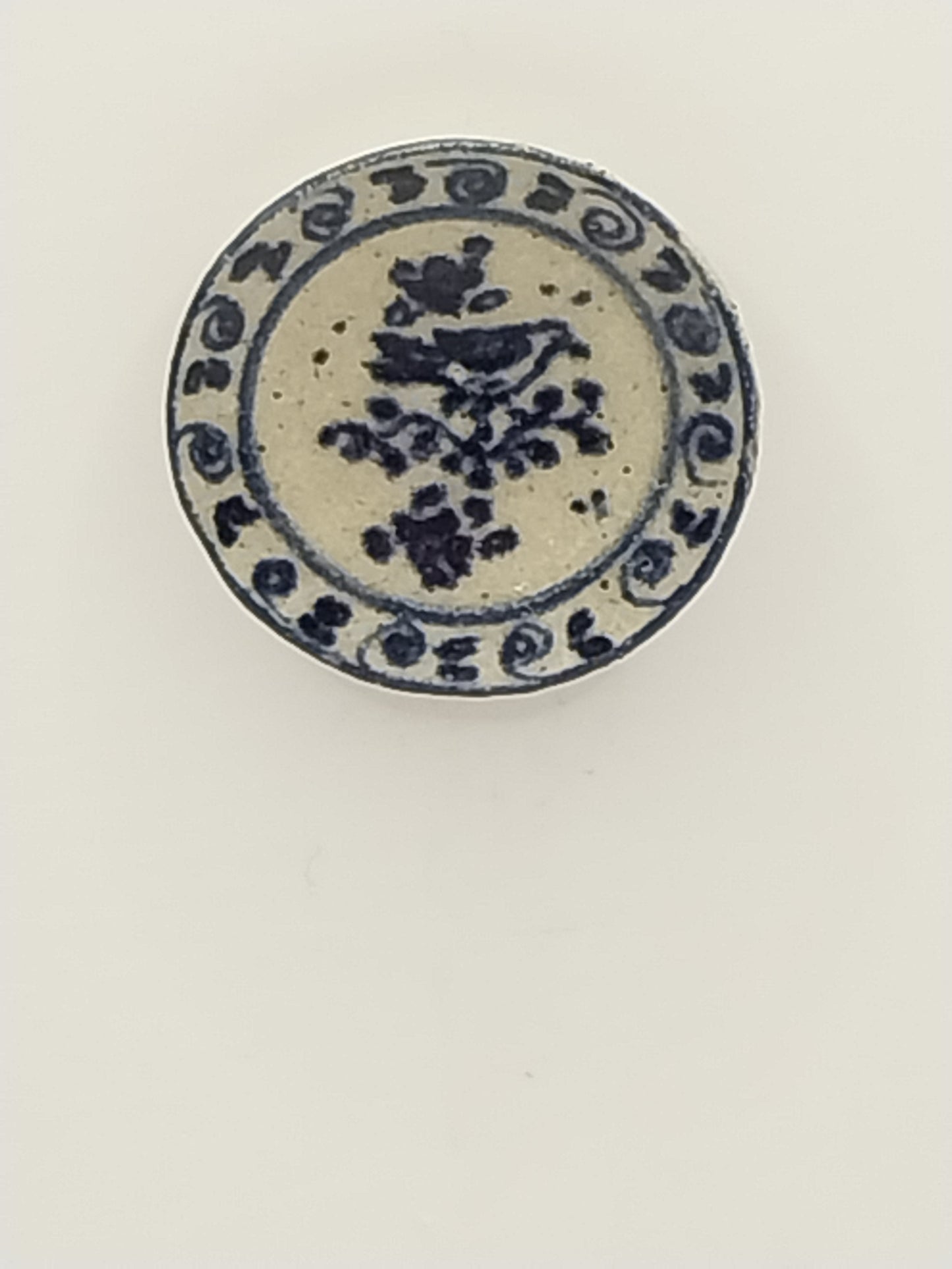 Stoneware Plate, Song Bird