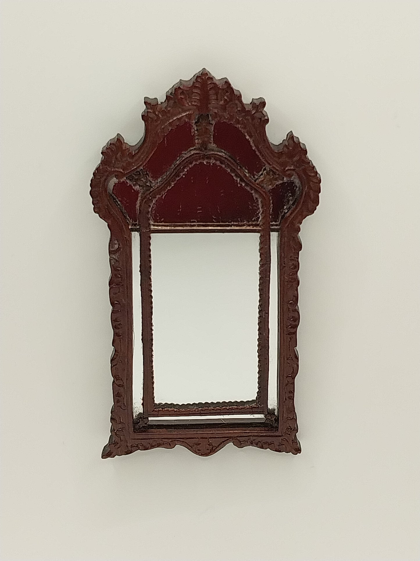 CEA305, Carved Fireplace Mirror, Mahogany