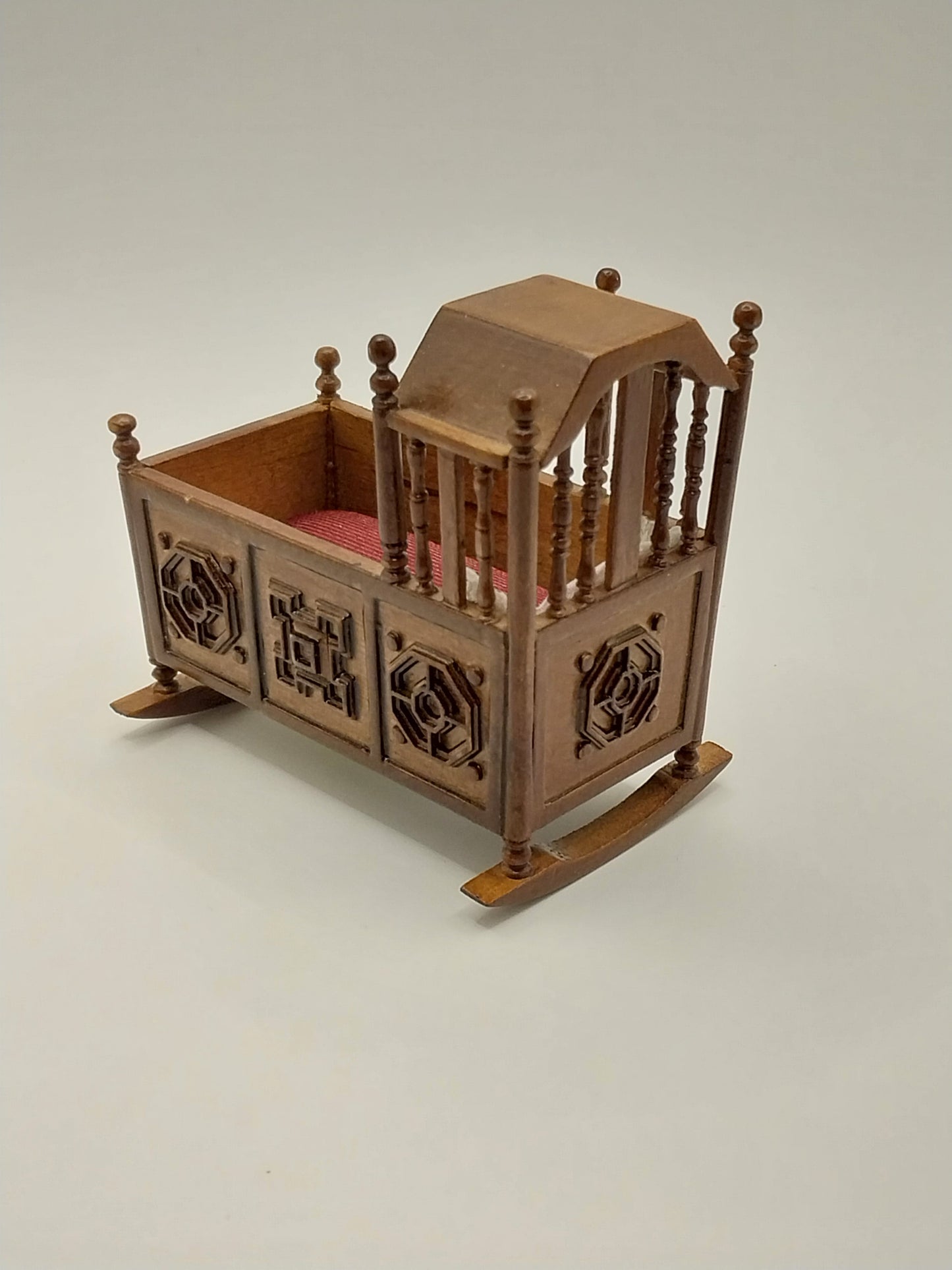 CEA314, Tudor Cradle, Walnut