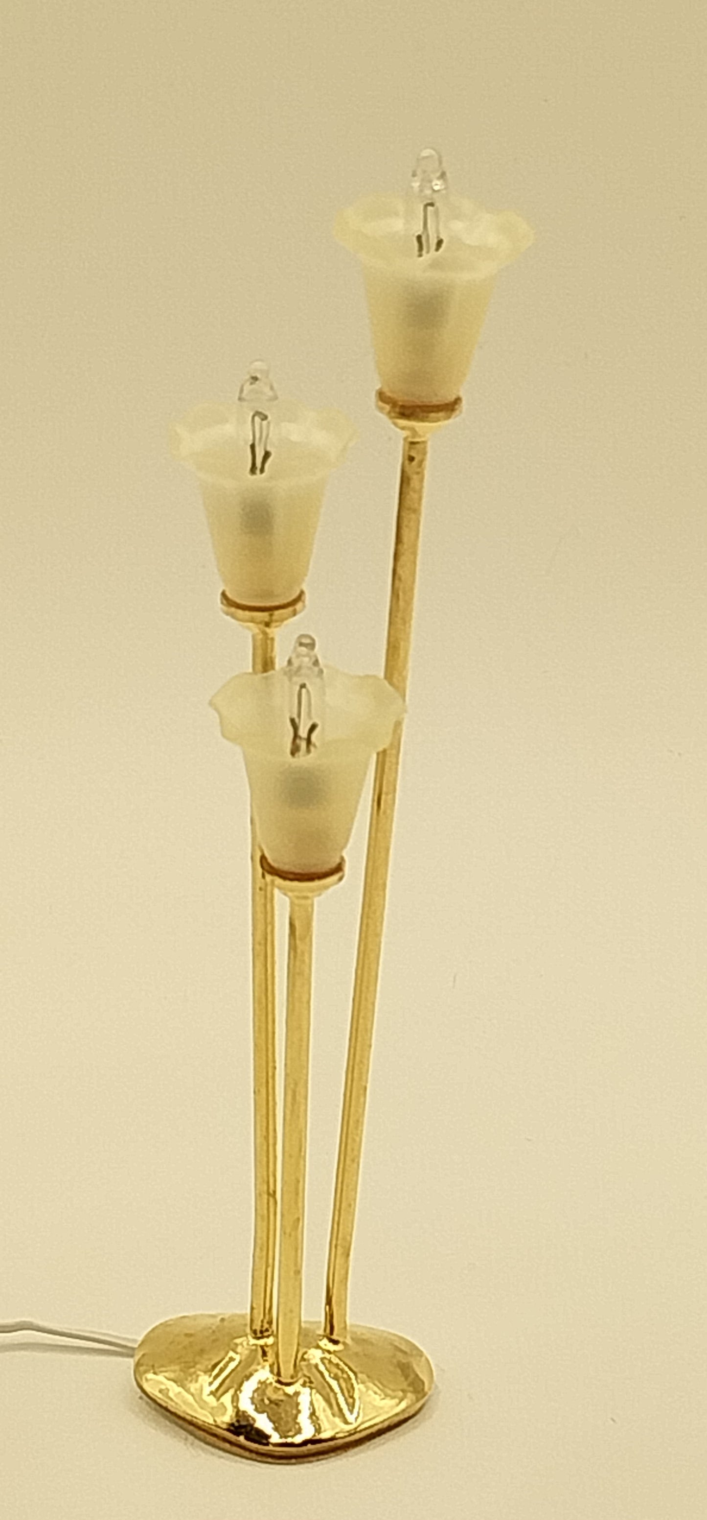 CPW146, 3 Tulip Shade Floor Lamp