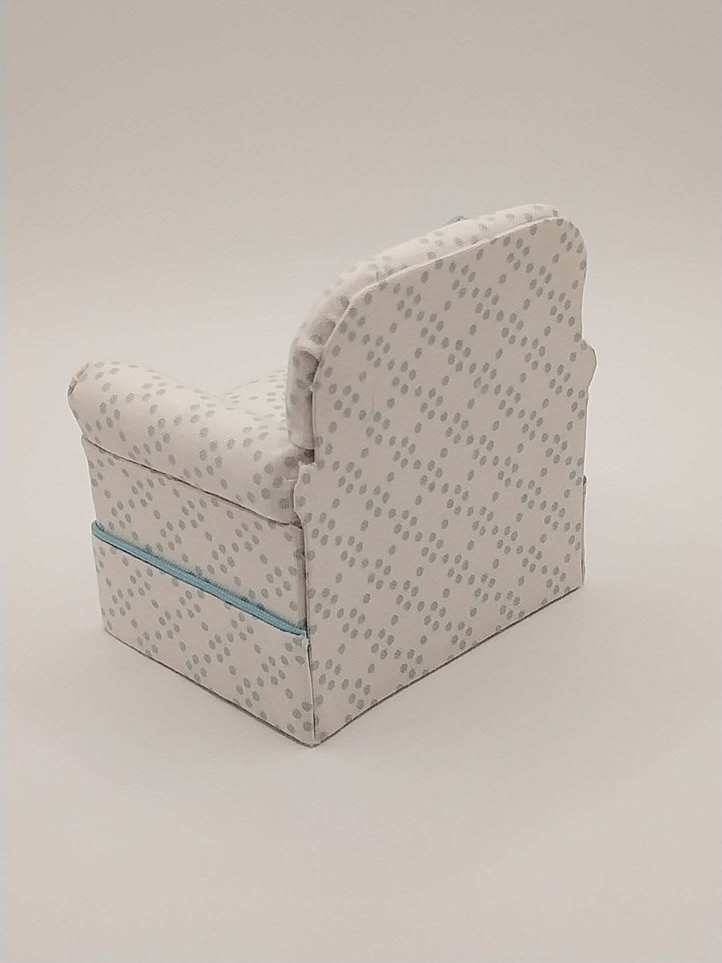 Living Room Chair, Dover Dot Sea Glass