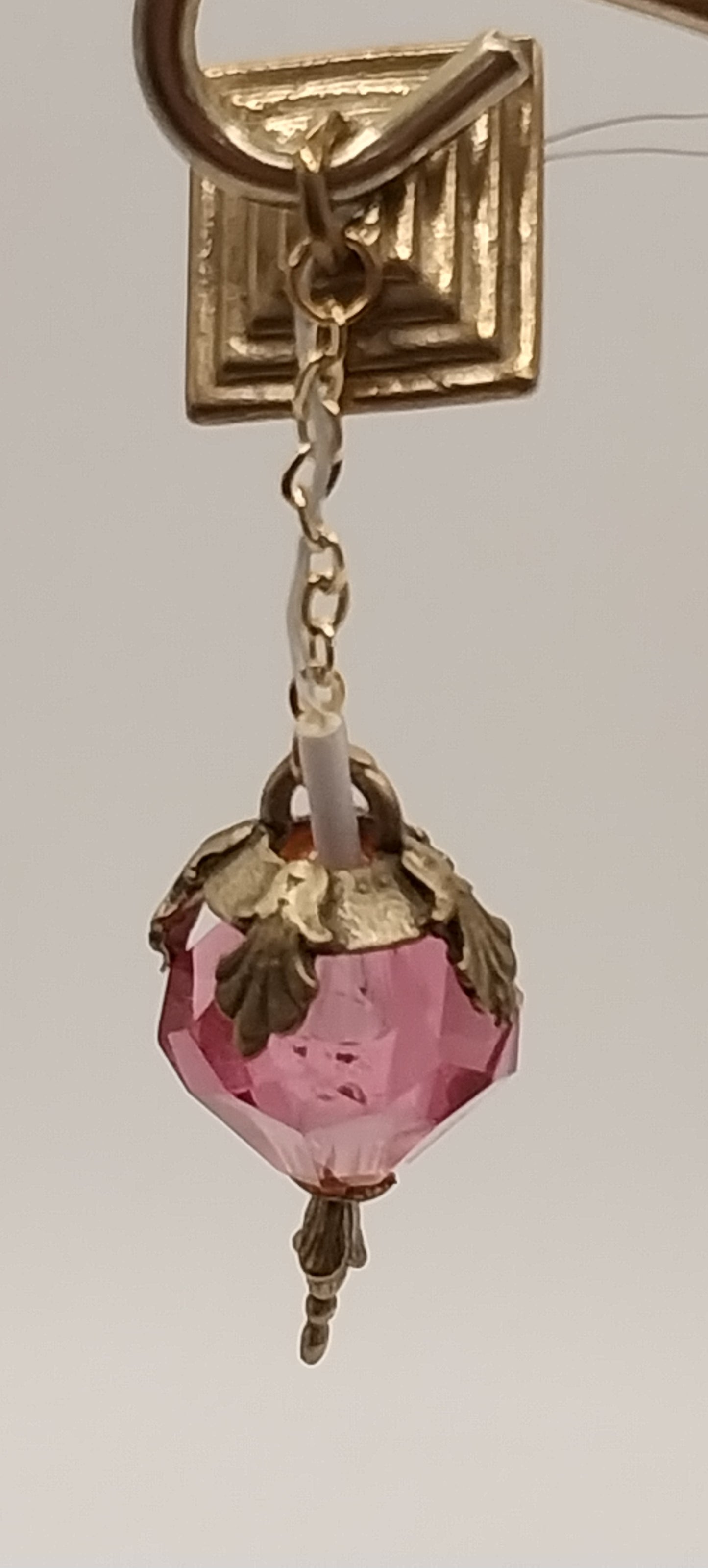 CPS0020, Pink Bead Hanging Ceiling Light