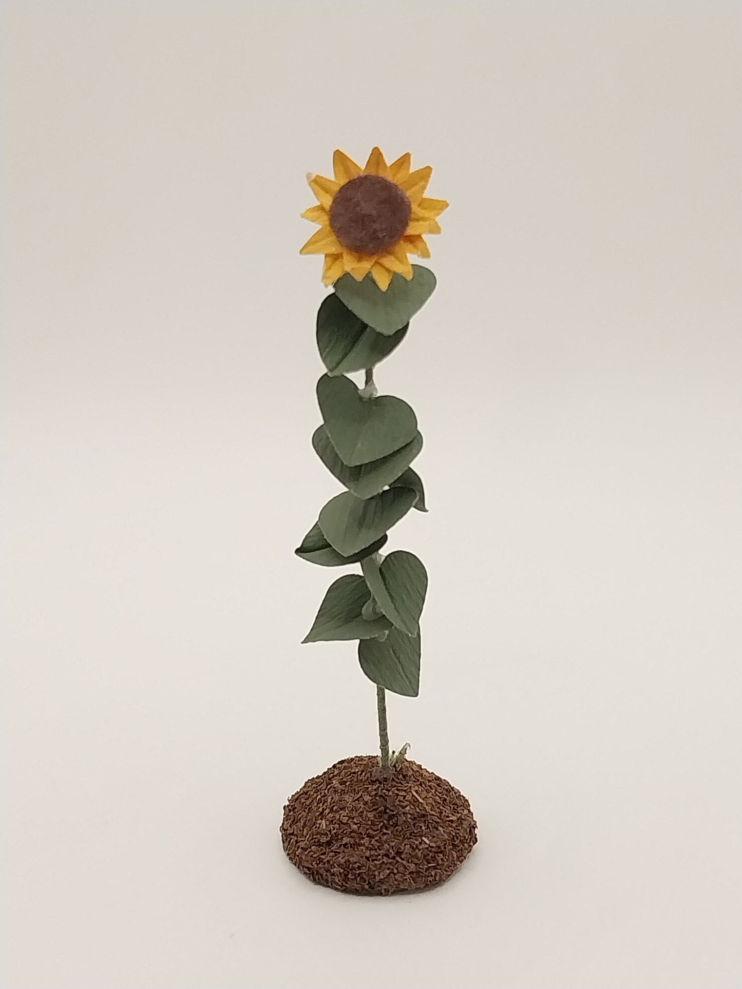 CPS0045, Single Stem Sunflower In Dirt