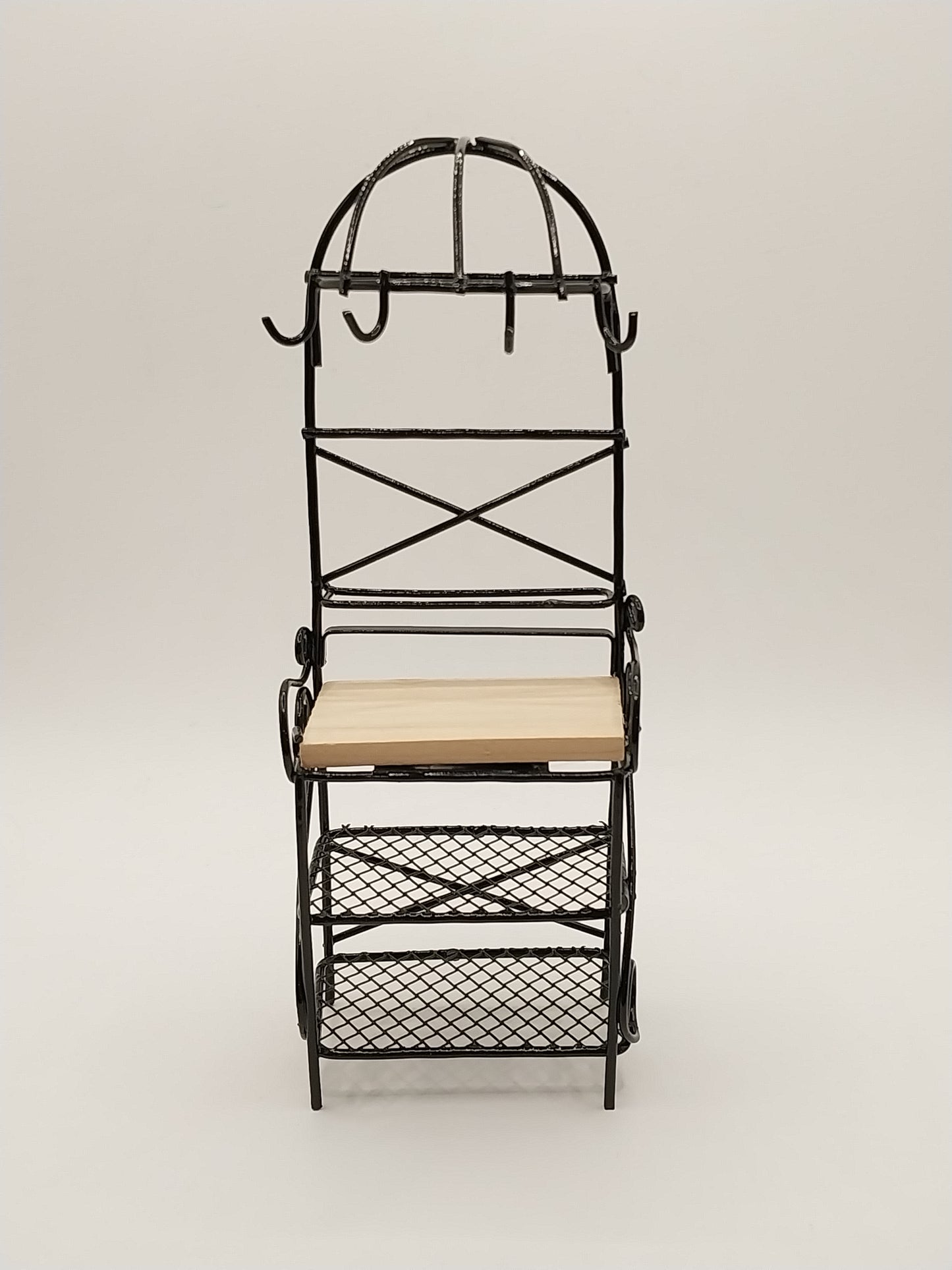 CMS157, Metal Kitchen Rack, Black
