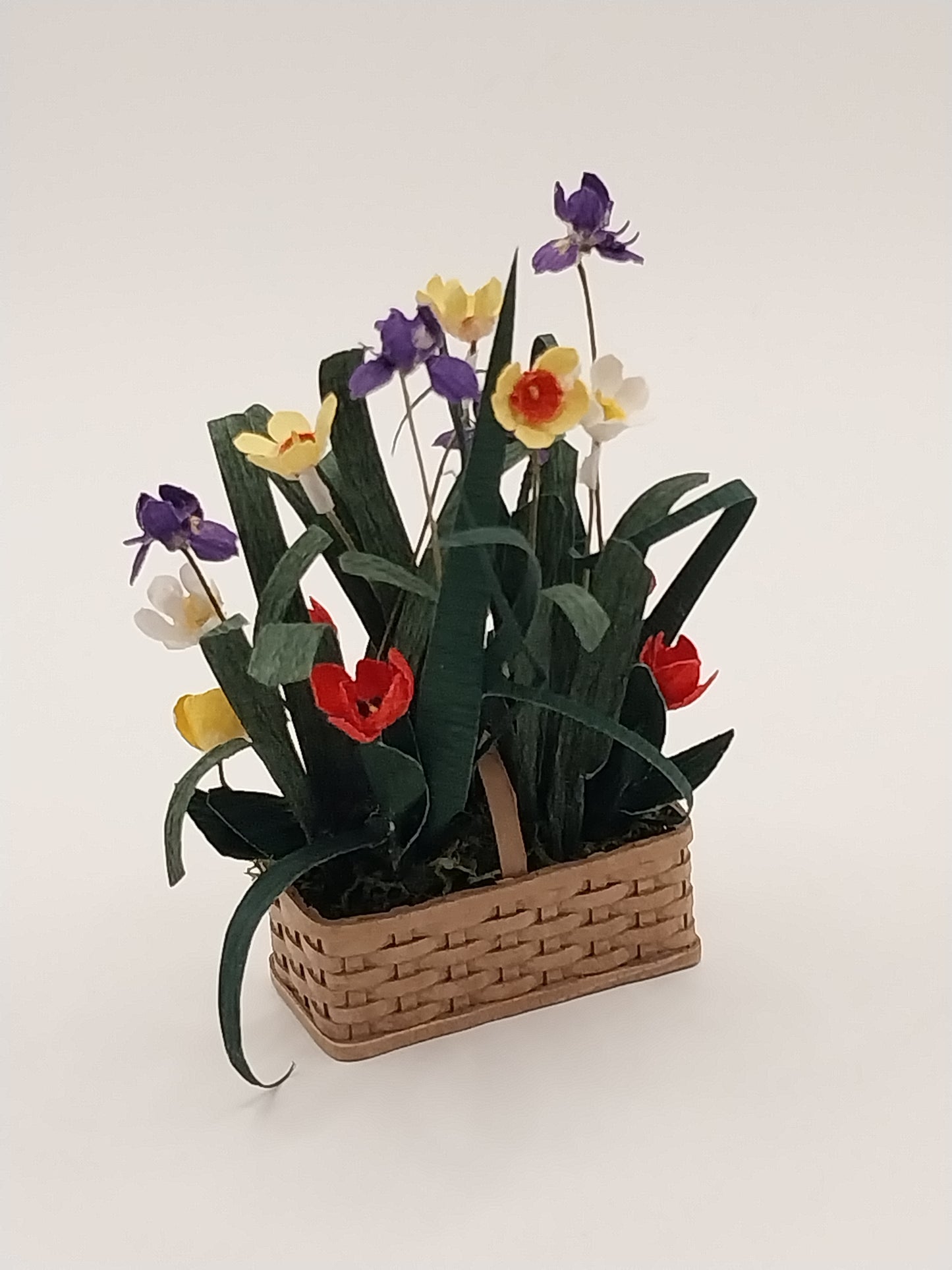 Floral Arrangement In Basket
