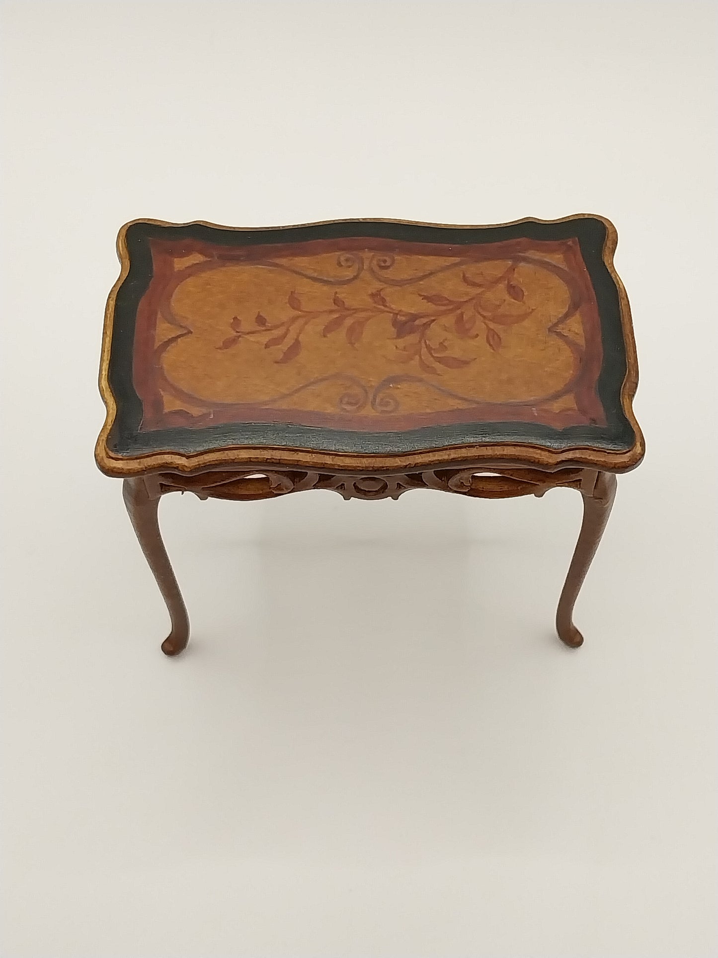Tea Table, 1750 Handpainted, Walnut