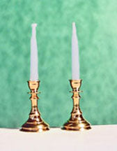 Candlestick Pair, Round Base