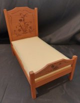 Handcarved Single Bed & Nightstand