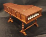 Harpsichord & Stool, Walnut