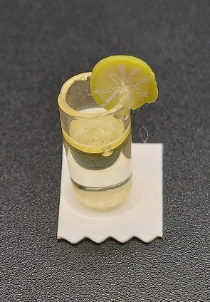 Glass of Water with Lemon