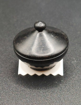 Bowl or Jar with Lid, Turned