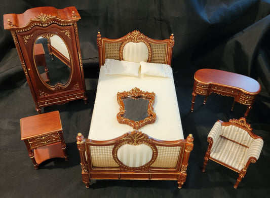 Victorian Bedroom Set, 6pcs, NWG