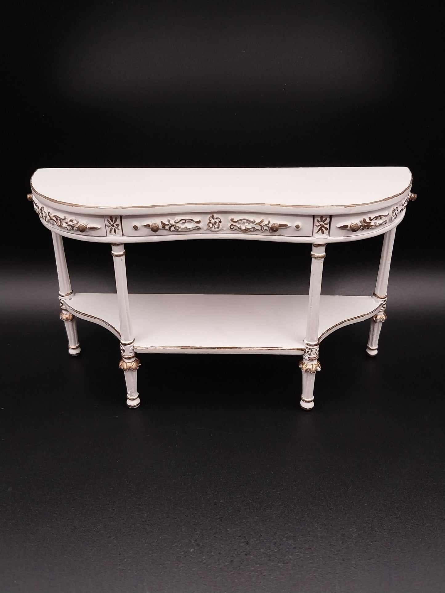 Louis XVI Classic Buffet, White & Gold
