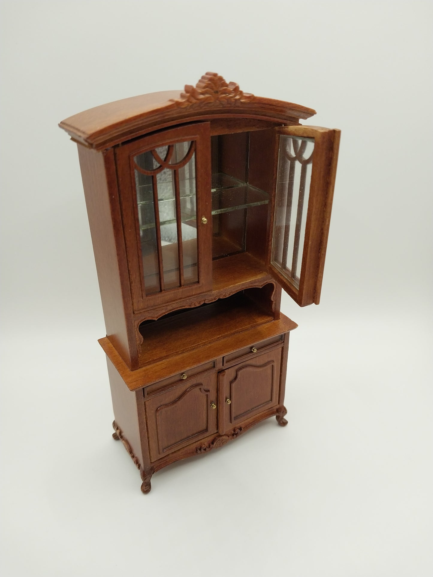 Provence China Cabinet, New Walnut