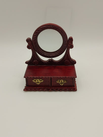 Blount Jewelry Box with Mirror, Mahogany