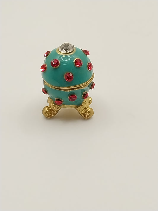 Faberge Egg on Stand with Jewels
