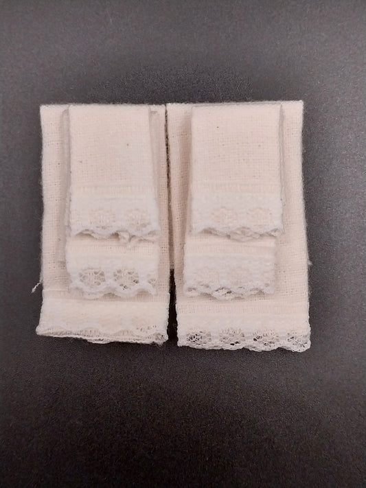 Set of Bath Towels, Ivory