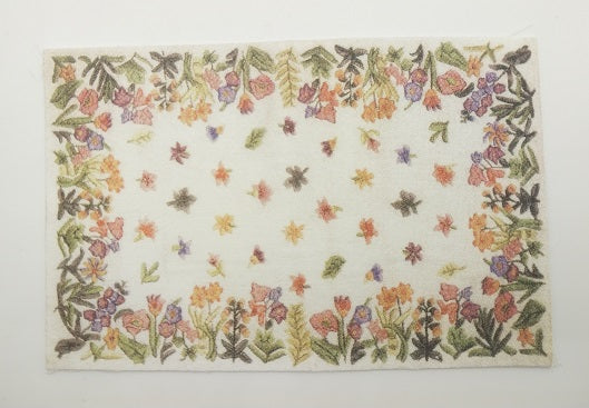 Rug, Modern Floral Motif, #625