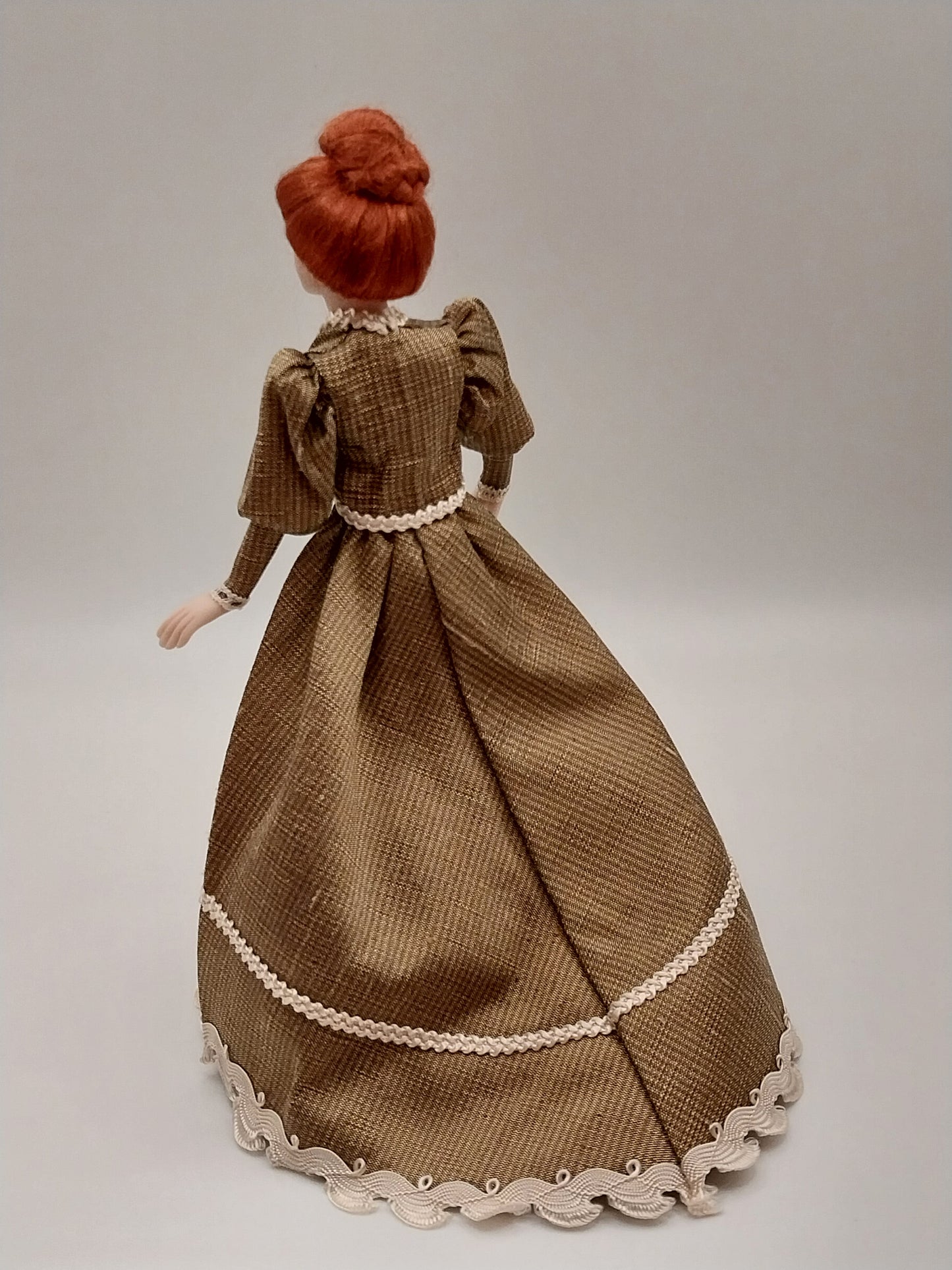 Porcelain Lady Doll, Red Hair