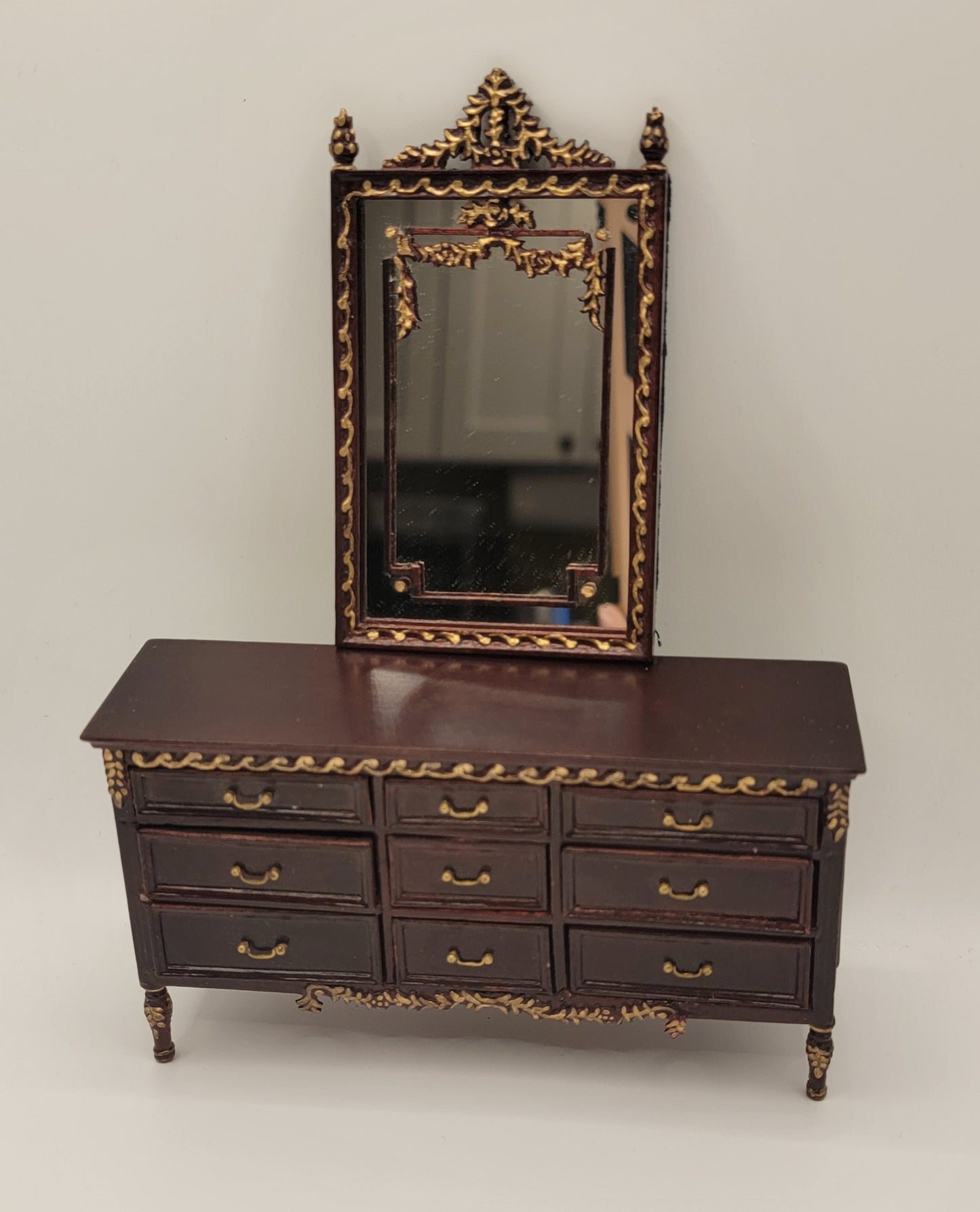 Louis XIV Grand Dresser & Mirror