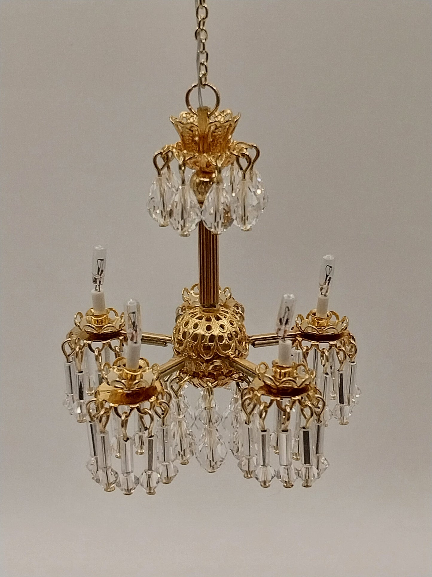 4 Arm Candle Sophia Crystal Chandelier