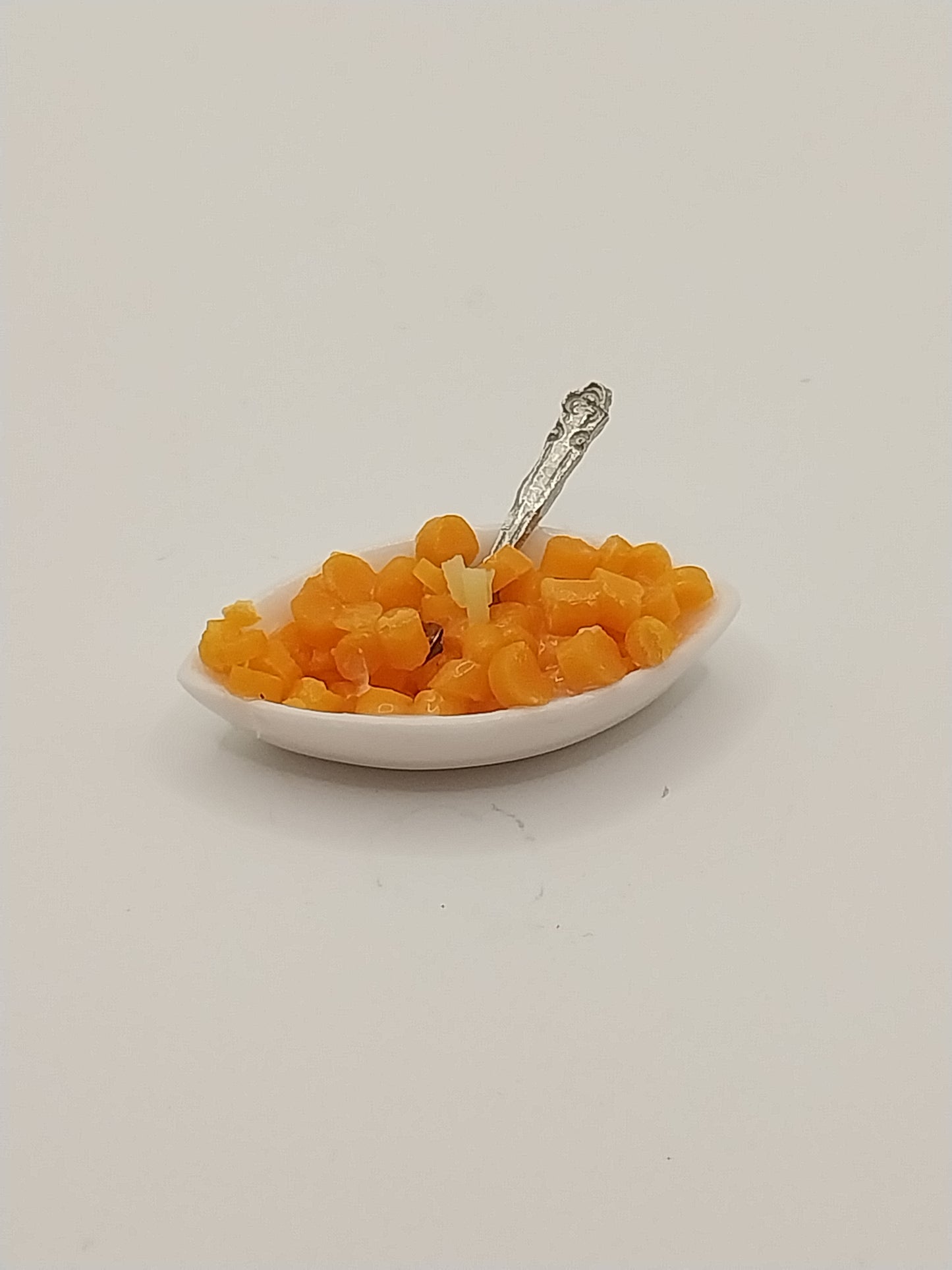 Sliced Carrots In Serving Dish