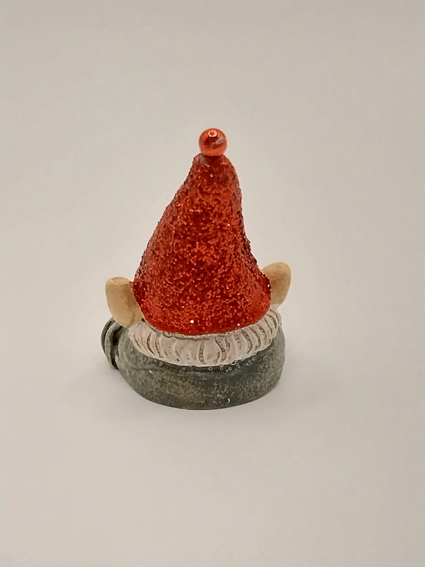 Santa Gnome Head Decor Figurine