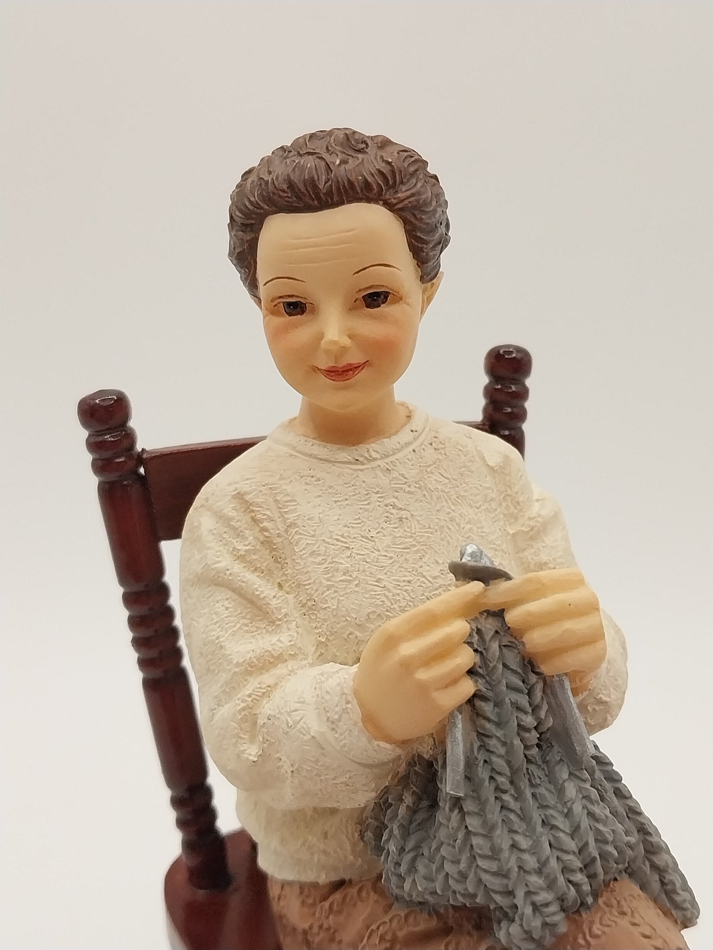 Grandmother June Doll, Sitting, Resin