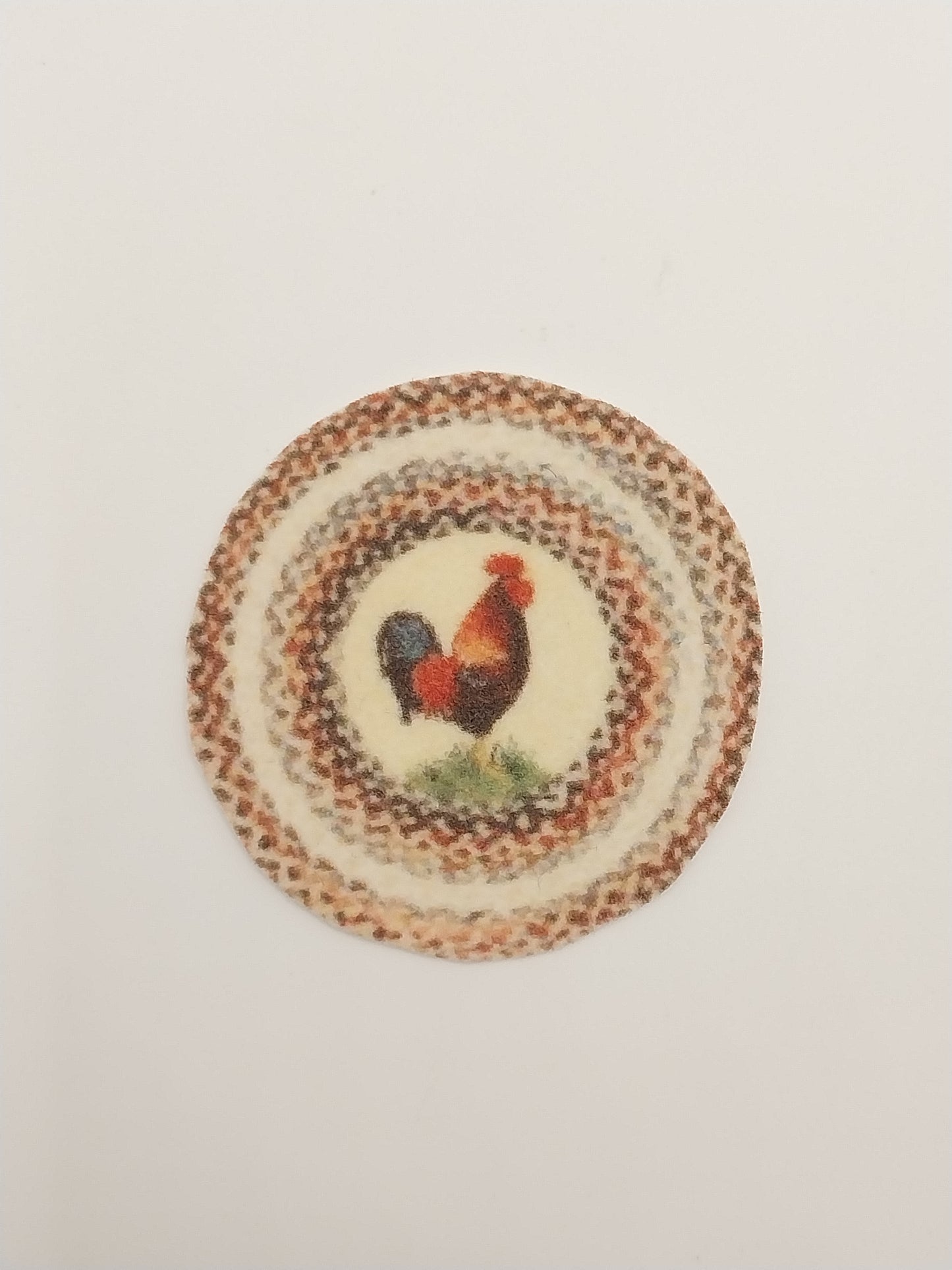 1/4" Scale Rooster Rug