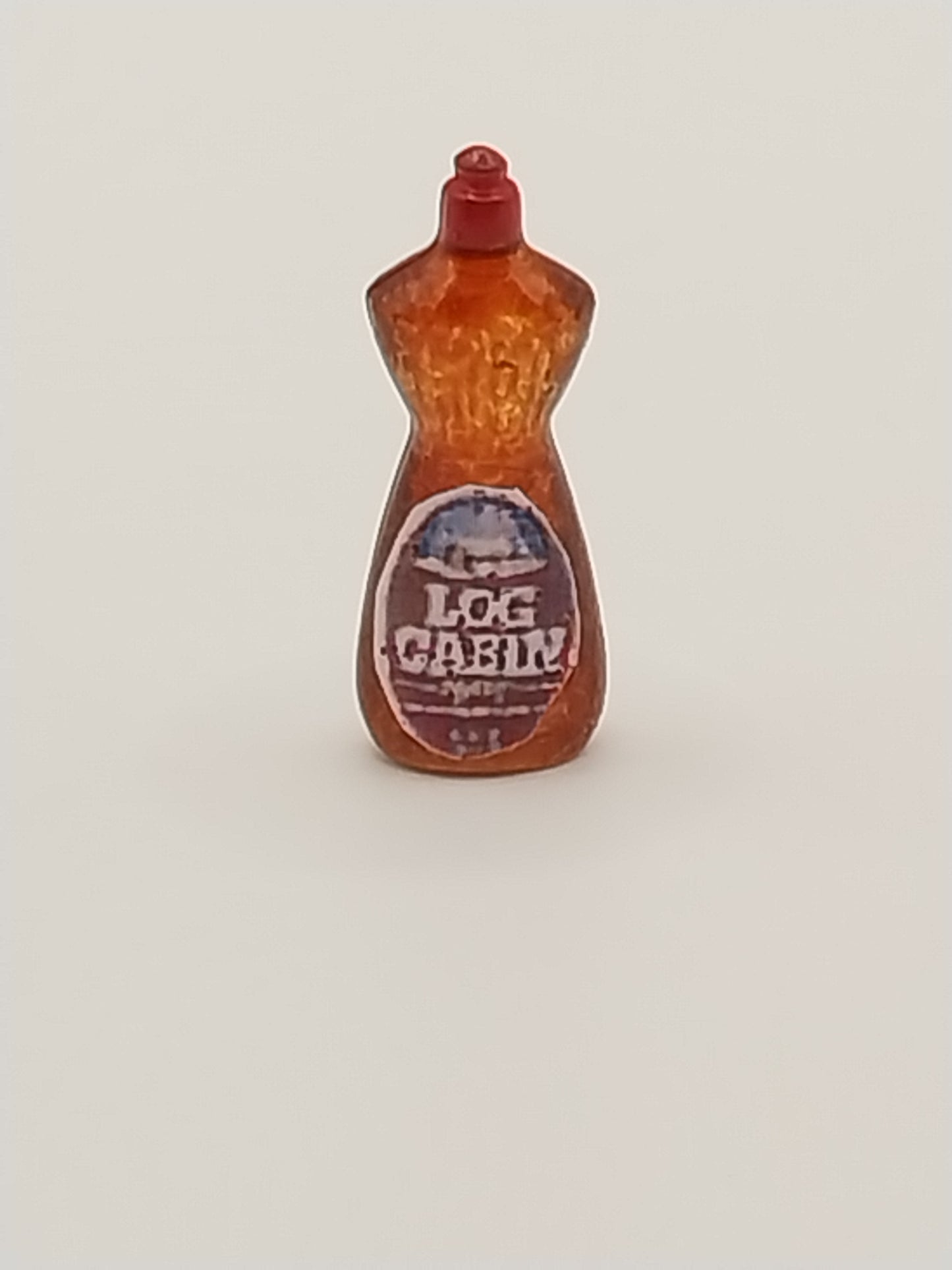 Log Cabin Syrup Bottle