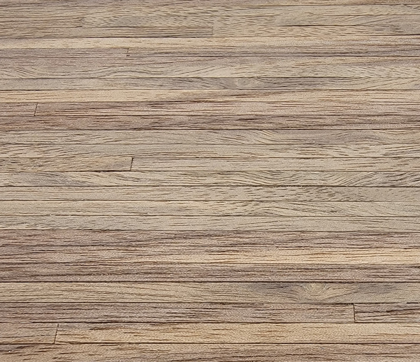1/2" Scale Hardwood Flooring, Walnut, Disc.