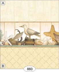 Sandpipers Wallpaper, B