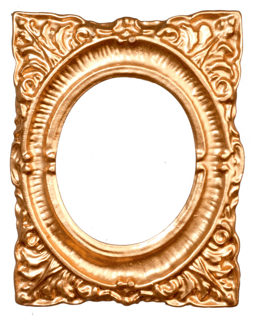 Oval Gold Frame
