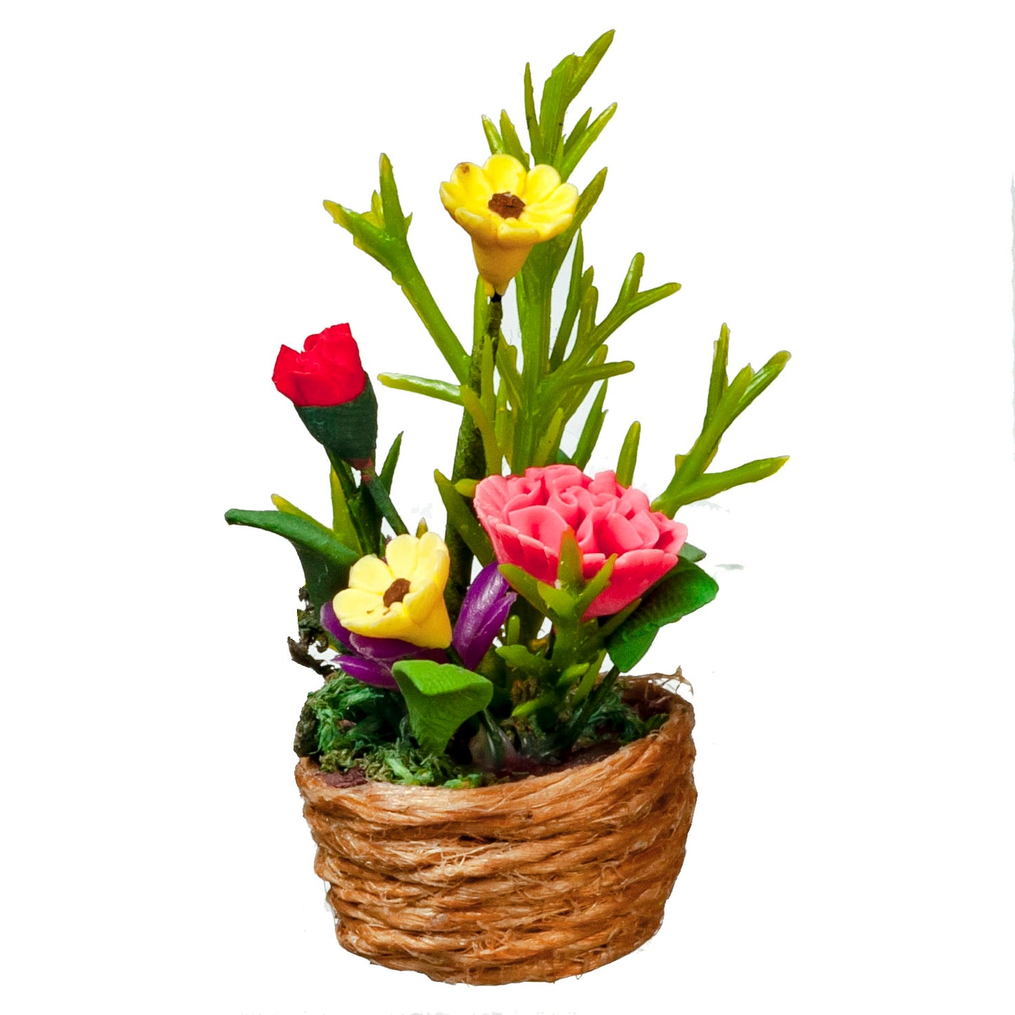 Daisies & Carnations In Basket