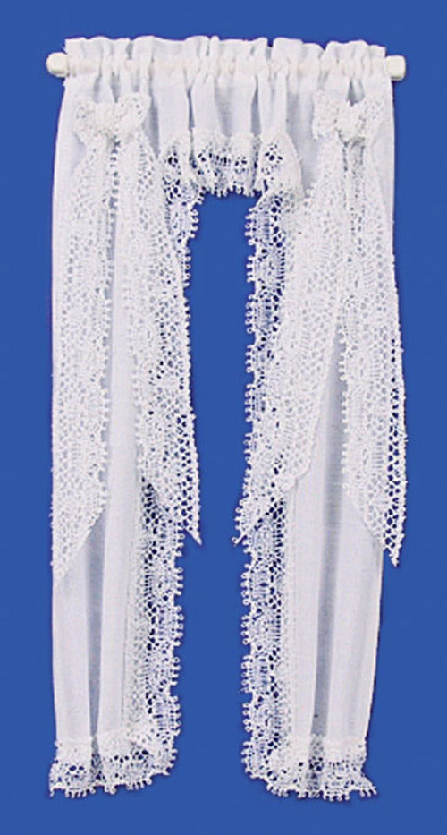 CPS0109, Curtain, Victorian Priscilla, White