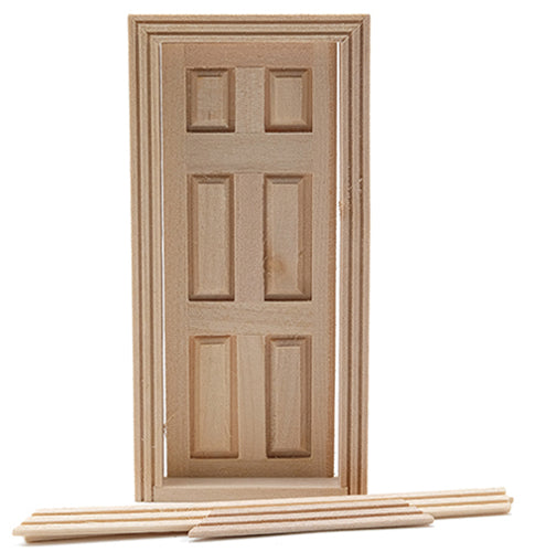 1/2" Scale 6 Panel Door