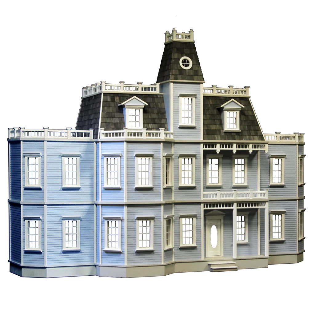 New Haven Empire with Additions & Trim Dollhouse Kit – Miniature