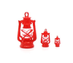 1/4" Scale Red Hurricane Lantern Kit