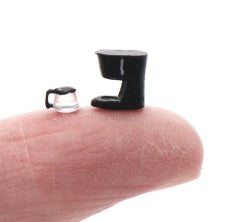 1/4" Scale Modern Coffee Pot & Carafe Kit